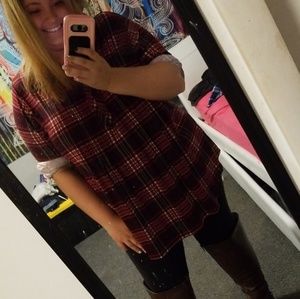Westport Tops - Stretchy plaid tunic Westport Tops - Stretchy plaid tunic
